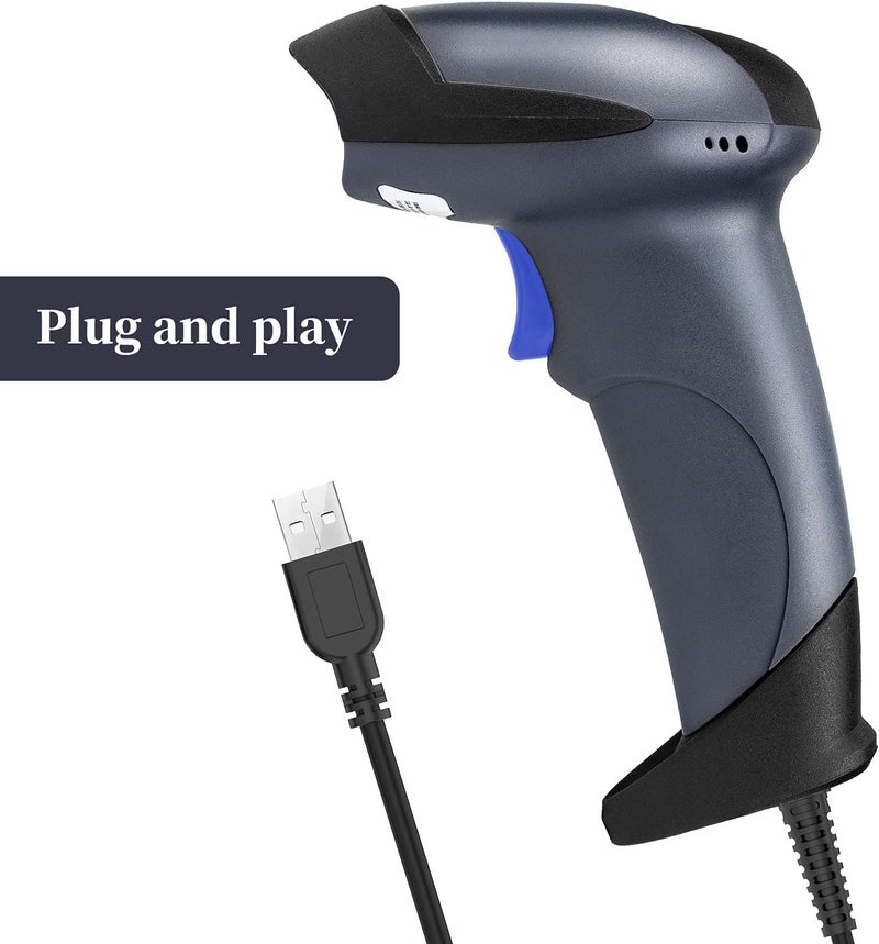 NETUM 2D Barcode Scanner with Stand USB 2.0 Wired QR Code Imager Automatic Barcode Reader Handhold Scanner Gun with USB Cable for Laptops, Computers, Cashier, POS -M5S - Image 5