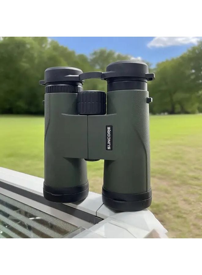 Green Suncore 10X42 HD Binoculars For Bird Watching Travel Outdoor Sports - Image 4