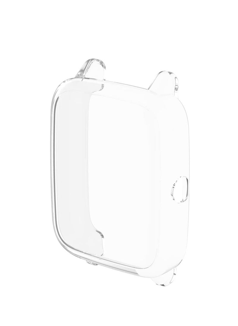Case Compatible with ID205L/Willful SW021 Smartwatch Case Soft TPU Shockproof Bumper Screen Protector Case for ID205L