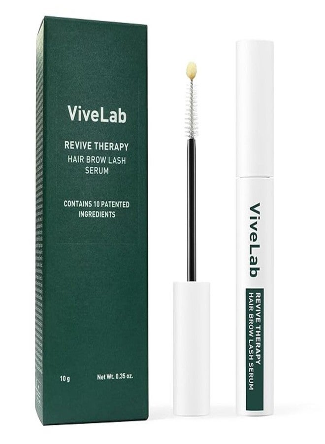 ViveLab Biotin Lash Serum - Eyelash and Eyebrow Growth Serum for Thicker, Fuller Lashes and Brows, Korean Dermatologist-Developed, 0.35oz - Image 1