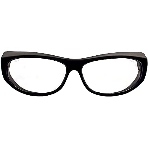 Global Vision Escort Over Glasses Clear Lens Safety Glasses Has Matching Side Lens Meets ANSI Z87.1-2003 Standards for Safety Eyewear - Image 2