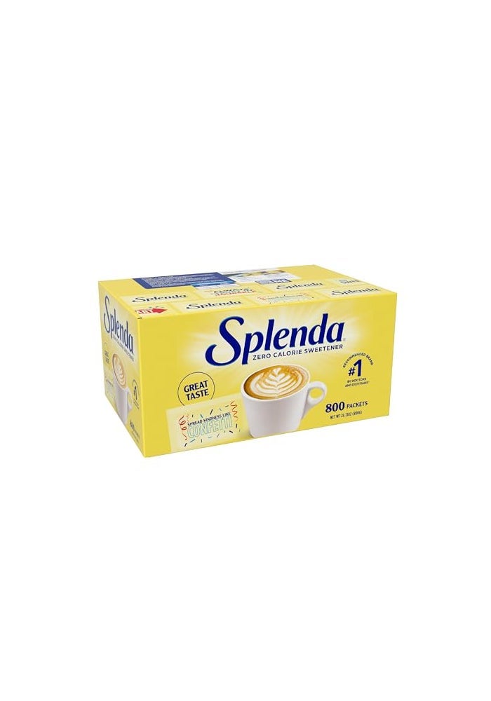 SPLENDA Zero Calorie Sweetener Value Pack - 800 Count Packets - Image 1