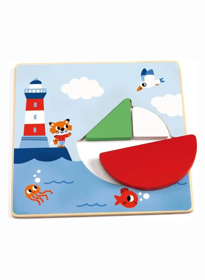 DJECO Tangramini Wooden Puzzle