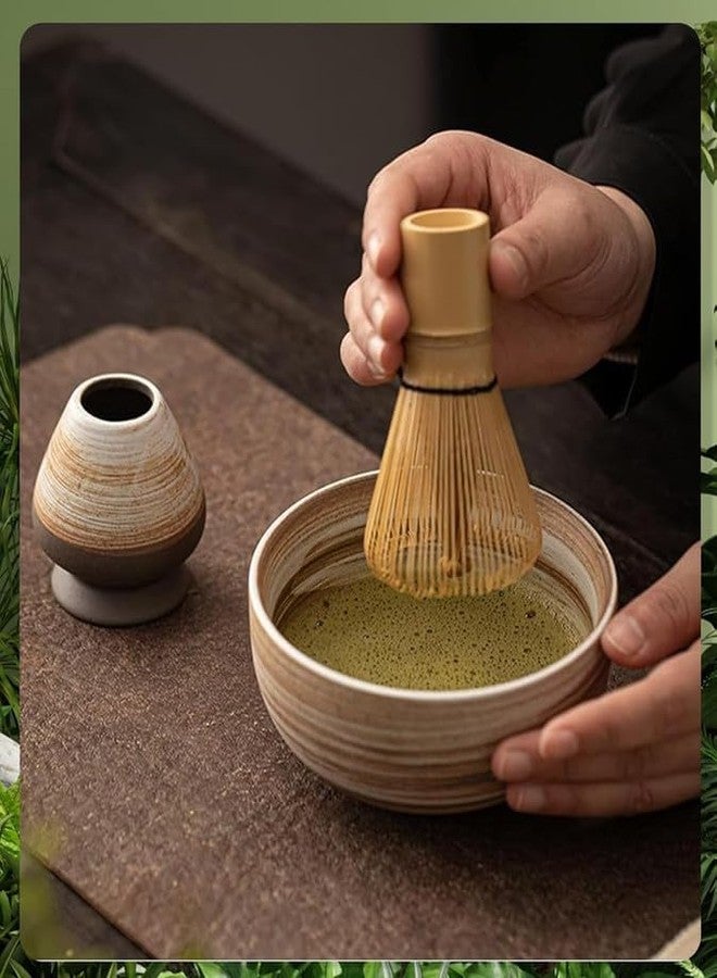 Gra8 Bamboo Matcha Whisk Set Japanese Matcha Chasen Set for Matcha Latte and Green Tea Ceremony Complete Matcha Kit Whisk Natural Bamboo Tea (1Pcs) - Image 5