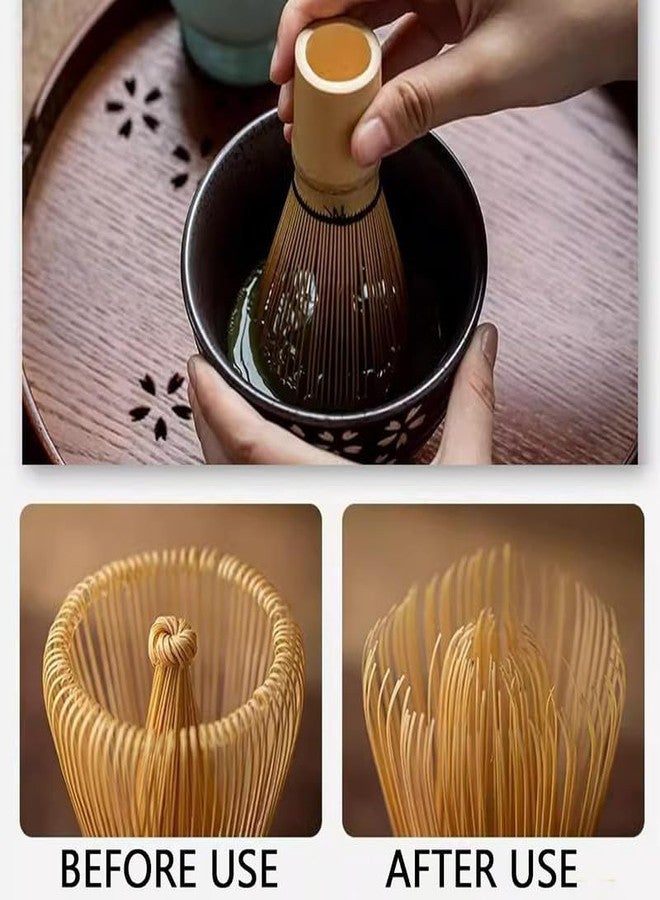Gra8 Bamboo Matcha Whisk Set Japanese Matcha Chasen Set for Matcha Latte and Green Tea Ceremony Complete Matcha Kit Whisk Natural Bamboo Tea (1Pcs) - Image 3