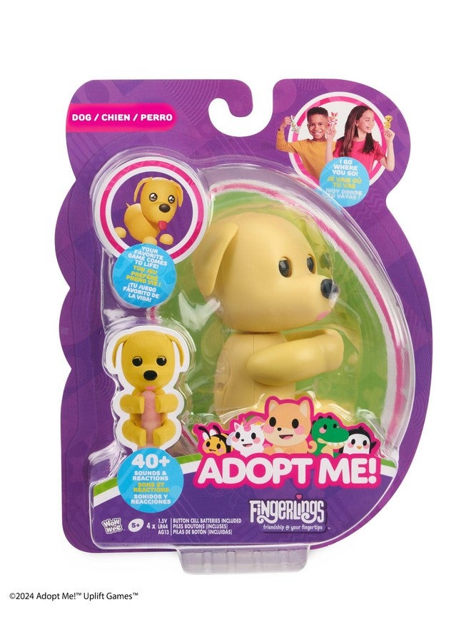 فينجر لينجز فينجرلينغز "تبنّوني!" كلب، حيوان أليف تفاعلي بأكثر من ٤٠ صوتًا وتفاعلًا (للأعمار ٥ سنوات فما فوق) - Image 5