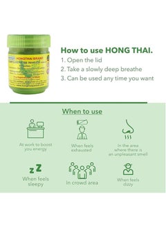 HONG THAI Hong Thai Compound Thai Herb Inhalant, Pack of 3, (Packaging May Vary)  - Image 3