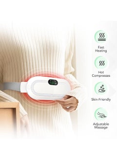 Rock Pow Portable Heating Pad for Cramps and Back Pain Menstrual Cramp Relief Wearable Heating Pad for Women and Girls Wireless Heating Pads with 3 Temperature Setting & Battery Powered  - Image 4