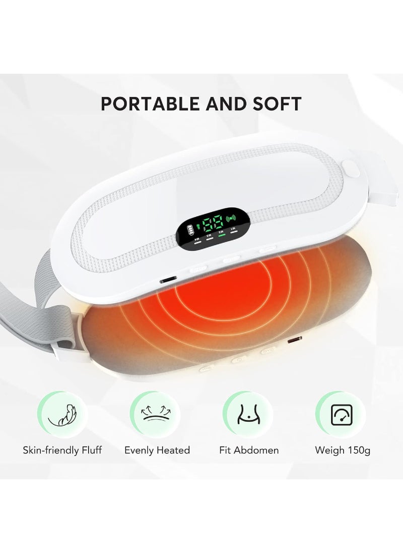 Rock Pow - Portable Heating Pad for Cramps and Back Pain Menstrual Cramp Relief Wearable Heating Pad for Women and Girls Wireless Heating Pads with 3 Temperature Setting & Battery Powered - Image 1