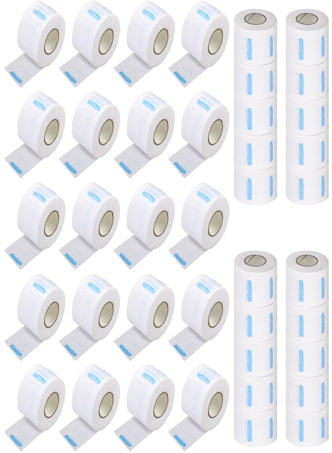 Yilloog 2000 Strips 20 Rolls Disposable Barber Paper Haircutting Neck Strips Hairdressing Stretchy Neck Band Neck Paper Tissue for Barber Hair Cutting Styling Salon Accessories Supplies - Image 1