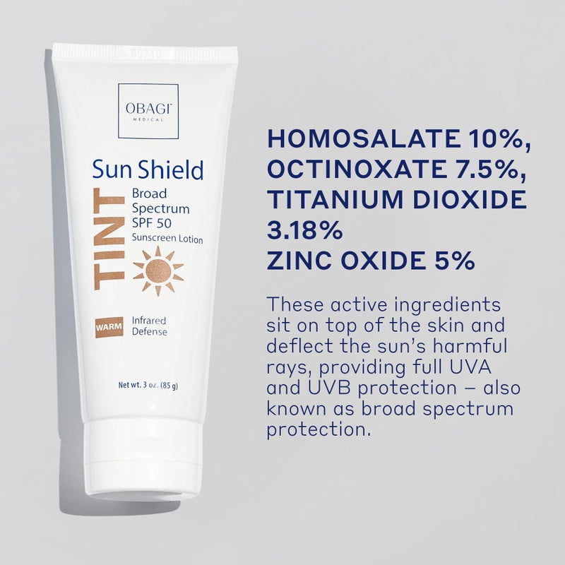 Obagi Sun Shield Tinted Sunscreen - Broad Spectrum SPF 50 Protection from the Sun - Warm Tint - 3 oz - Image 5