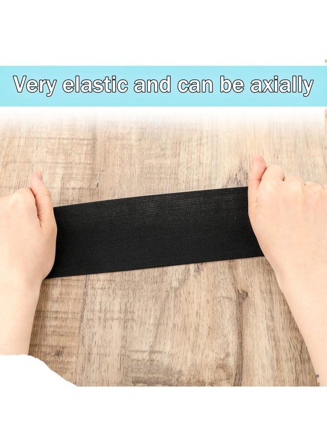 Styquenzer 7x33 CM/2.75x13 Inch 3 PCS Captain Armbands, Black Elastic Arm Band Adjustable Leader Armband Team Sport Armband Soccer Armband Memorial Armband Funeral Mourning Band for Volleyball Basketball Team - Image 3