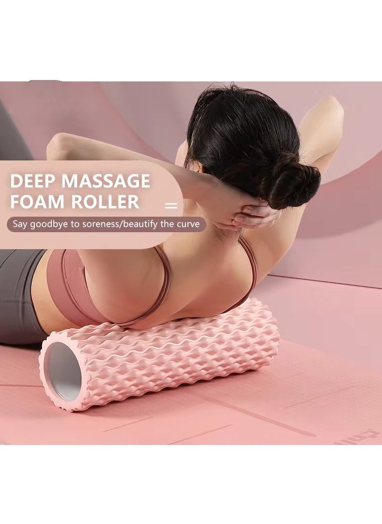 45*14cm Foam Roller for Exercises & Massage, Multi-Density Fitness GYM Styrofoam Rolling Foam Roller for Back Legs Body Deep Tissue Muscle Recovery Relieves Pain Physical Therapy Streching - pzsku/Z67FCAF904F95C0CB39A9Z/45/_/1738006690/e83c28f3-dcce-4baf-a4d4-30da0071372e