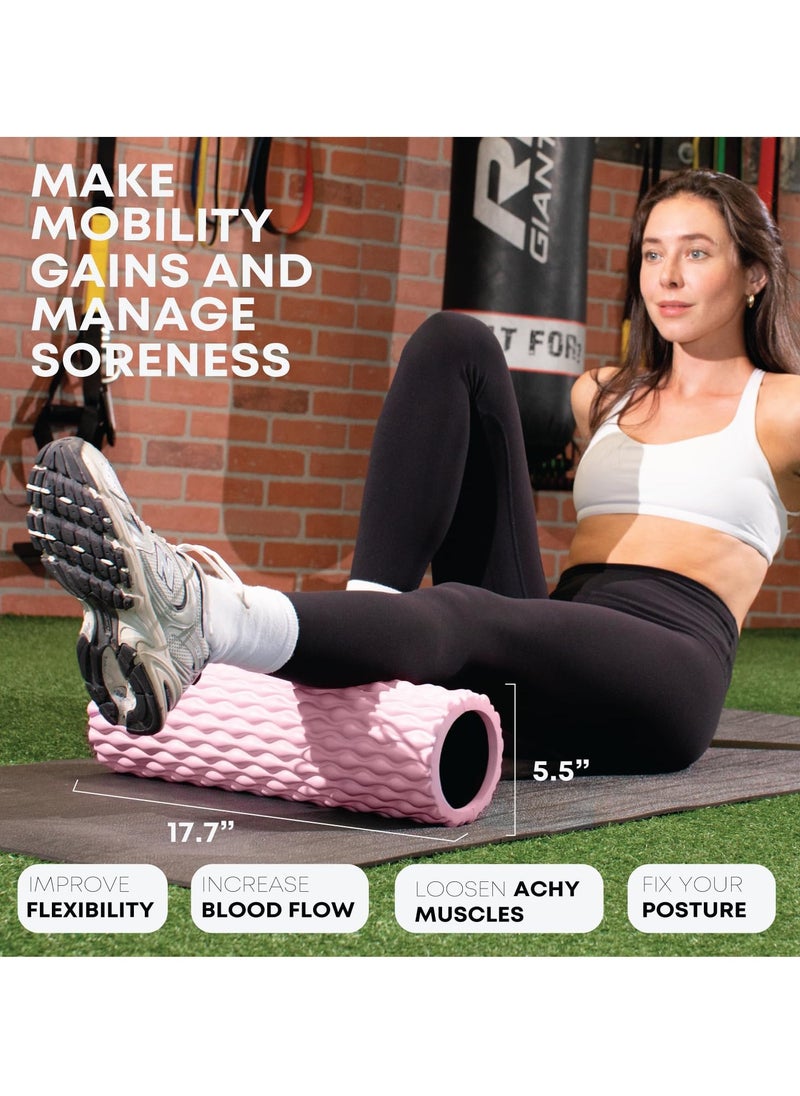 45*14cm Foam Roller for Exercises & Massage, Multi-Density Fitness GYM Styrofoam Rolling Foam Roller for Back Legs Body Deep Tissue Muscle Recovery Relieves Pain Physical Therapy Streching - pzsku/Z67FCAF904F95C0CB39A9Z/45/_/1738006702/5ca1c618-a729-4340-af2c-25009cc3e90b