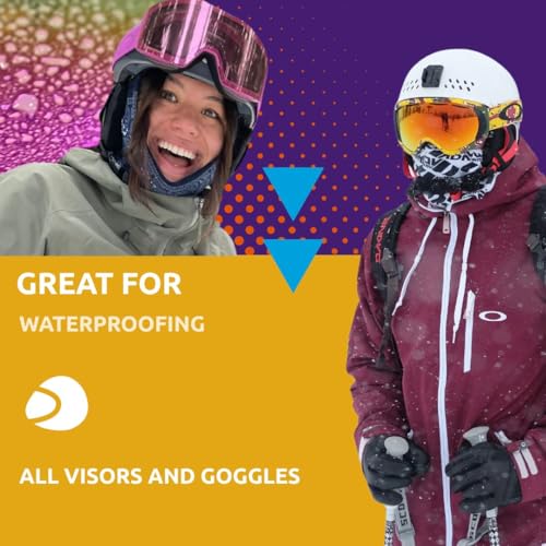 Nikwax Visor Proof Spray-On Waterproofing, Adds Water Repellency and Enhances Clear Vision on Motorcycle Visors and Ski Goggles - Image 3