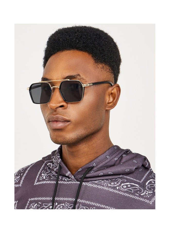 Styli Double Bridge Aviator Sunglasses  - Image 2
