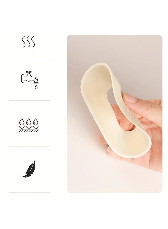 1pc Grey Silicone Sink Faucet Drain Pad Flexible Kitchen Drain Cover Prevents Water Damage - Image 5