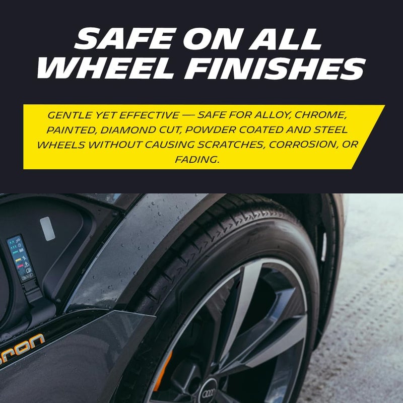 Michelin Wheel Cleaner 500ml | Powerful Brake Dust & Grime Remover | Acid Free Formula Safe on Alloy, Chrome & Painted Wheels Deep Cleaning Formula Restores Showroom Shine & Removes Iron Contaminants - Image 4