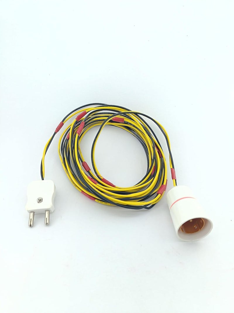 advancedestore advancedestore Bulb Holder Hanging Cable Cord Flexible Wire with 2 Pin Plug 10 Meter Wire Multicolorflex - Image 4