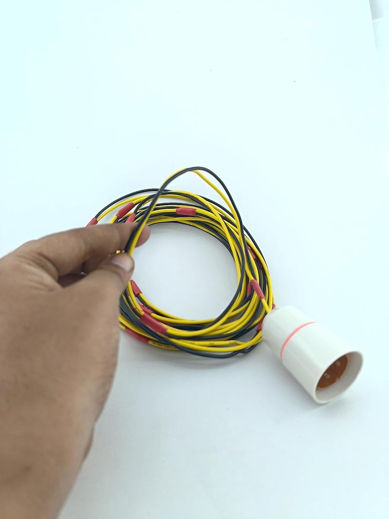 advancedestore advancedestore Bulb Holder Hanging Cable Cord Flexible Wire with 2 Pin Plug 10 Meter Wire Multicolorflex - Image 3