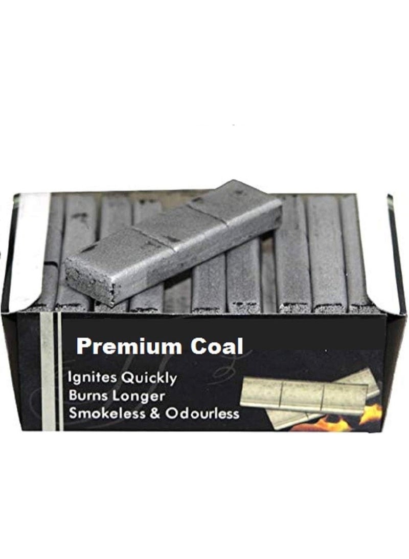Smokers Harbour Delights - Smokers Coal - Long Lasting For Bakhoor | Odorless Square Shaped Natural Charcoal (60 Pcs) - Image 4
