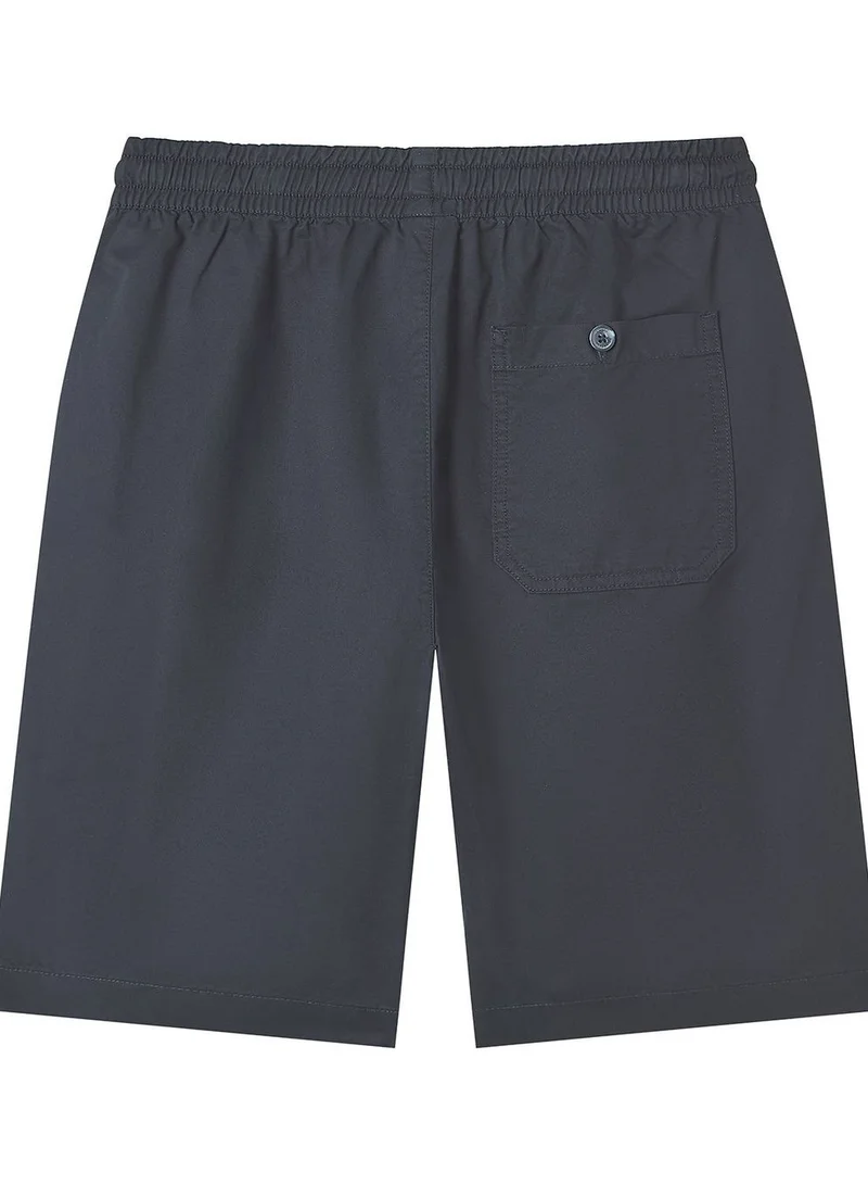 Giordano  Men's Slim Peach Twill Elastic Shorts for Men | Best Price UAE