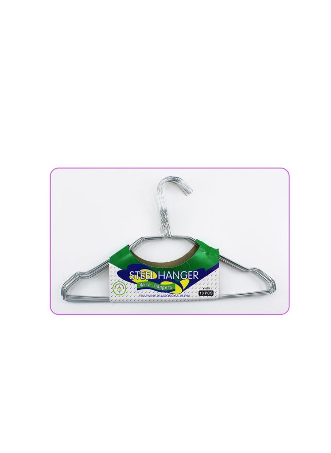 AL QADAH - Steel Hanger 10pcs Organize Your Wardrobe with Durability and Style - Image 1