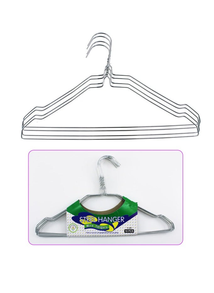 AL QADAH - Steel Hanger 10pcs Organize Your Wardrobe with Durability and Style - Image 1