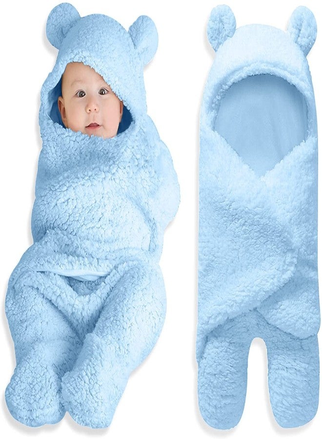 BRANDONN Baby Blankets New Born Pack of Hooded Wearable Swaddle Wrappers Cum Blankets for Baby Boys and Baby Girls - Image 2