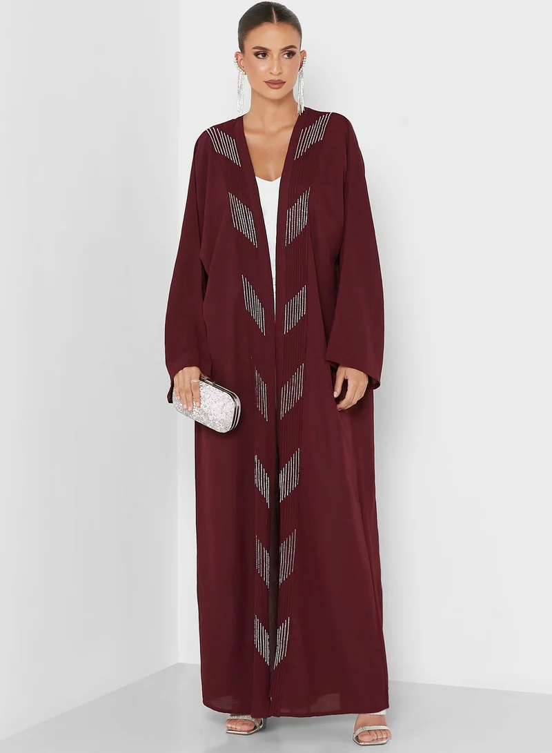 hayas closet Embellished Abaya