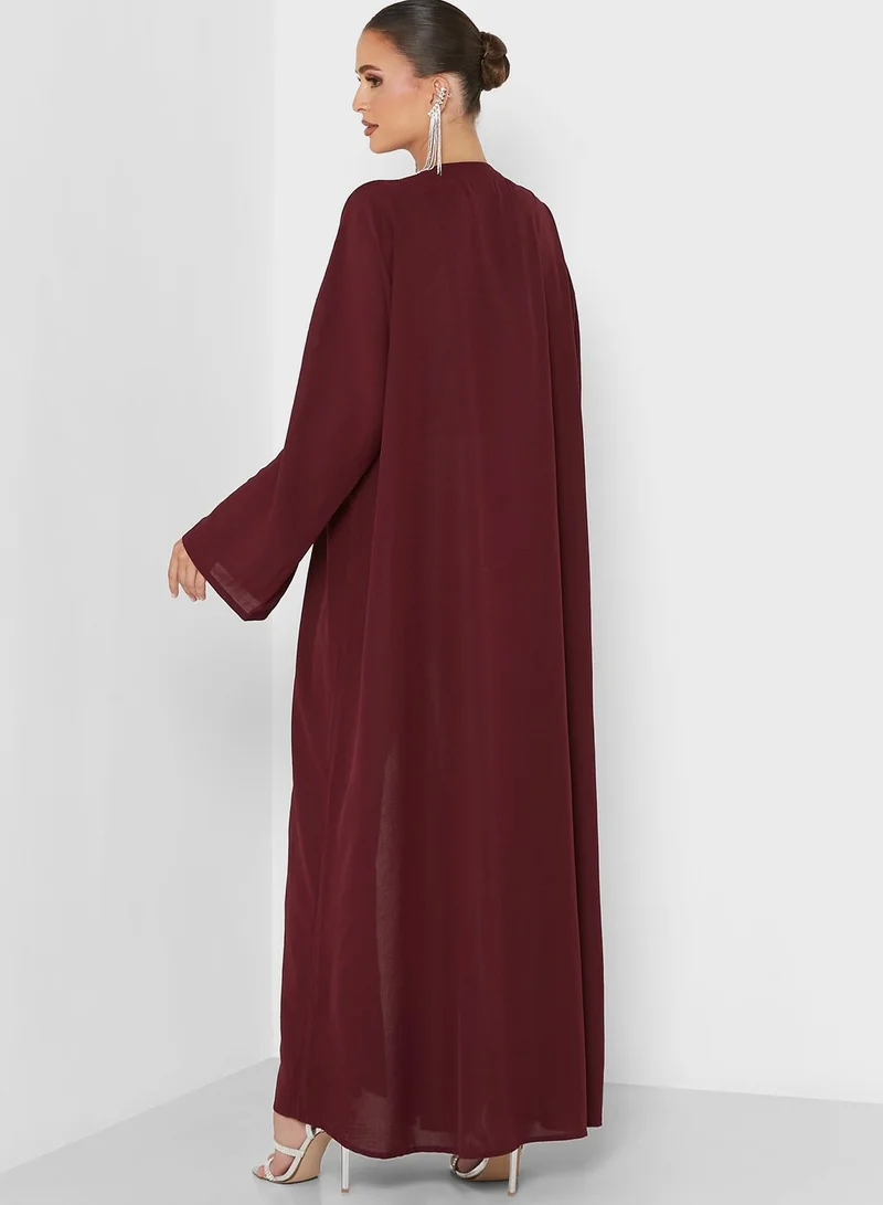hayas closet Embellished Abaya