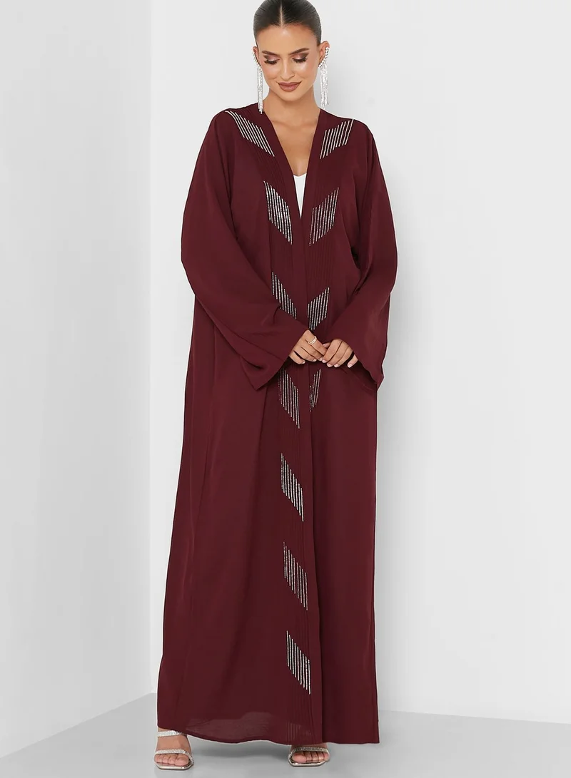 hayas closet Embellished Abaya
