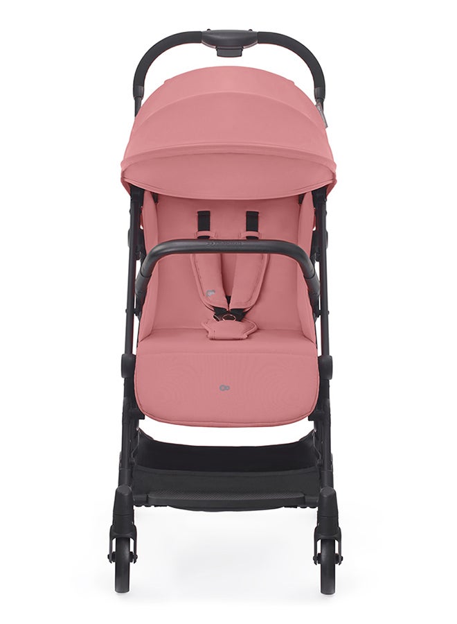 Kinderkraft عربة أطفال خفيفة 2 في 1 إندي2 + مقعد سيارة مينيك - وردي داليا - Image 2