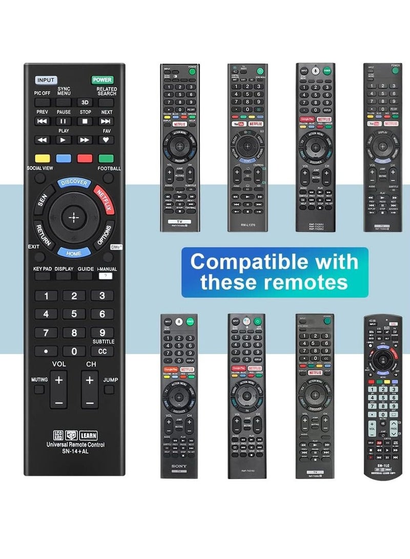 Raxoom Sony Universal Remote Control for Almost All Sony RM-YD005 RM-YD014 RM-YD018 RM-YD021 RM- YD024 RM-YD025 YD026 RM-YD027 RM-YD028 RM-YD040 RM-YD063 RM-YD065 RM-YD092 RM-YD102 RM-YD103 RM- Y156 - Image 2