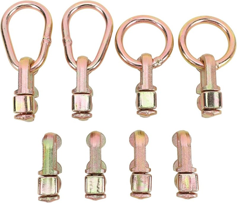 مشابك مسار L من الفولاذ الكربوني مع حلقات O لتثبيت شاحنة مقطورة ثقيلة - Image 2