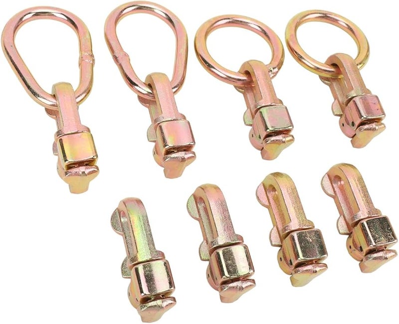 مشابك مسار L من الفولاذ الكربوني مع حلقات O لتثبيت شاحنة مقطورة ثقيلة - Image 3