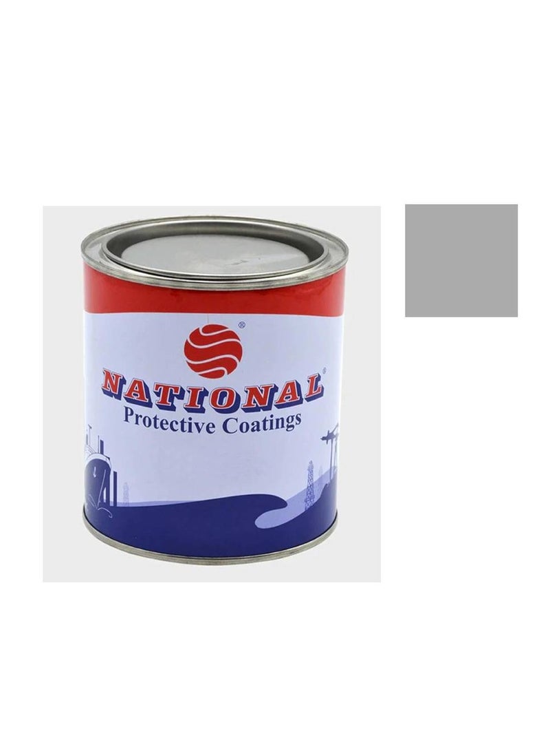 NATIONAL PAINTS دهان إينامل من الوطنية رمادي متقشر 294، تشطيب زيتي لامع للأسطح الخشبية والمعدنية - Image 1