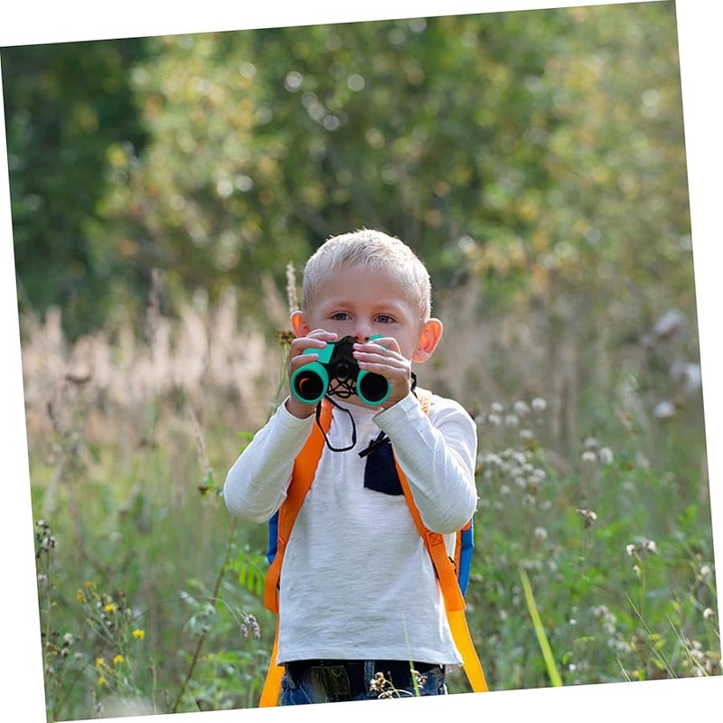 COHEALI Portable Lightweight Green Binoculars for Outdoor Exploration Bird Watching - Image 3