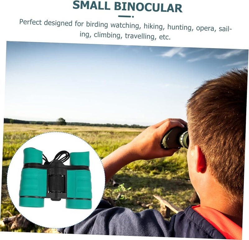 COHEALI Portable Lightweight Green Binoculars for Outdoor Exploration Bird Watching - Image 4