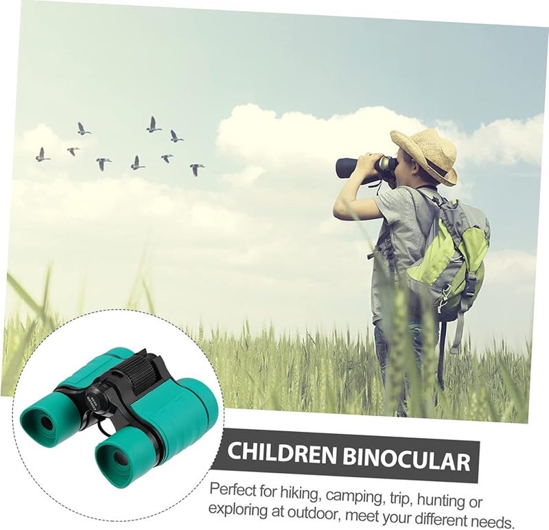 COHEALI Portable Lightweight Green Binoculars for Outdoor Exploration Bird Watching - Image 5