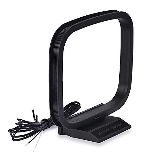 Bingfu Magnetic Base FM Radio Antenna and AM Loop Antenna for Pioneer Onkyo Yamaha Marantz Indoor Digital HD Radio FM Bluetooth Home Stereo Receiver AV Audio Video Home Theater Receiver - Image 4