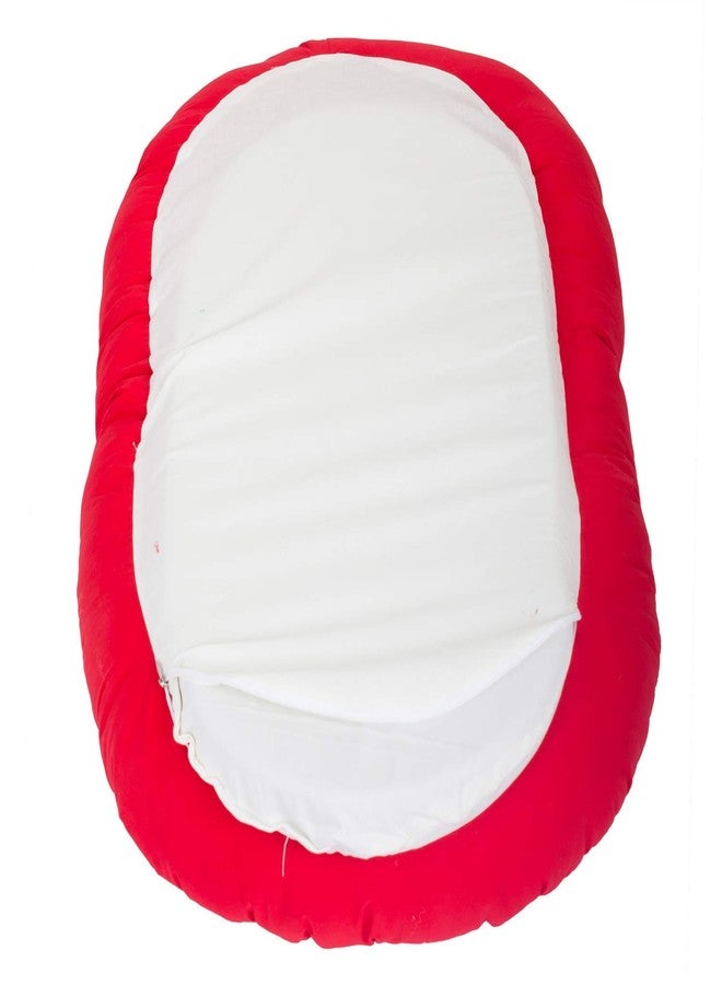 Get It Baby Boy's And Girl's Cotton Nest Sleeping Bed (Red) - Image 5