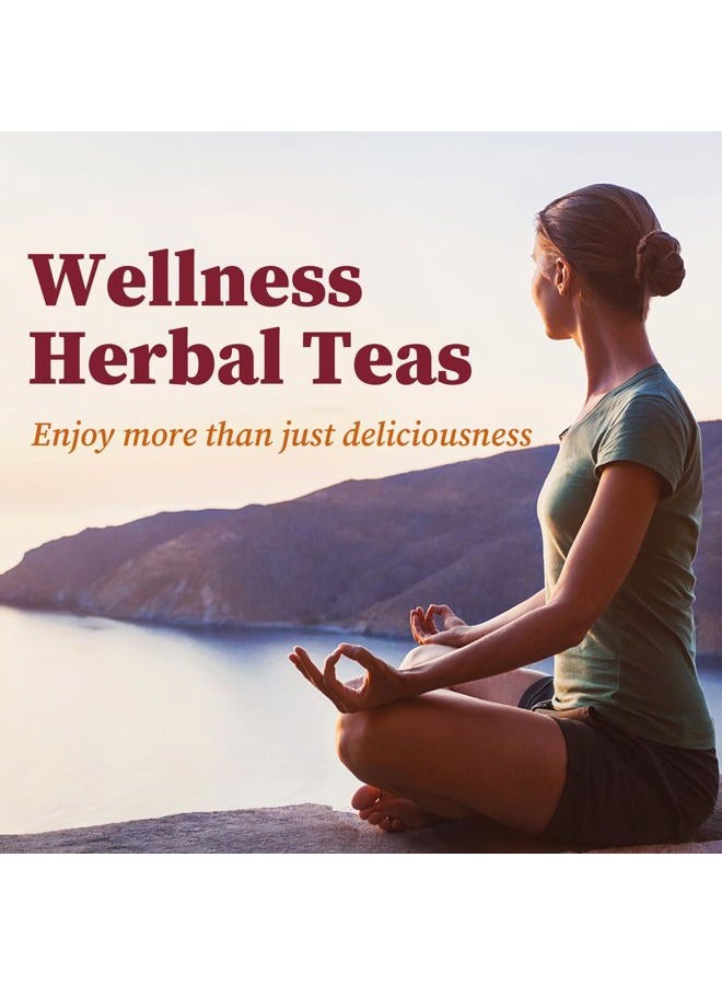 Fullchea - Cranberry Apple Tea, 45 Teabags - Cranberry Tea with Apple, Hibiscus, Rose & Licorice – Naturally Sweet & Tart - Non-GMO - Caffeine-Free - Wellness Support - Image 5