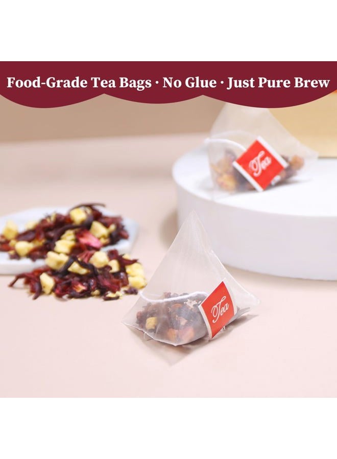 Fullchea - Cranberry Apple Tea, 45 Teabags - Cranberry Tea with Apple, Hibiscus, Rose & Licorice – Naturally Sweet & Tart - Non-GMO - Caffeine-Free - Wellness Support - Image 3