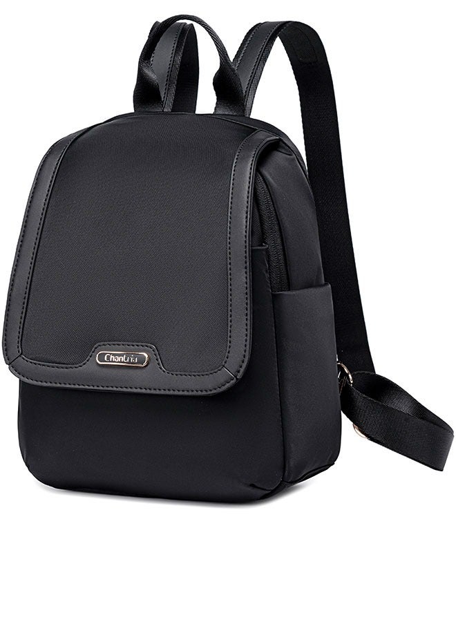 Chantria CB00621 Stylish Mini Backpack for Women, Small Casual Daypack, Lightweight Travel Shoulder Bag, Cute Fashion Backpack for Girls - Black  - Image 2