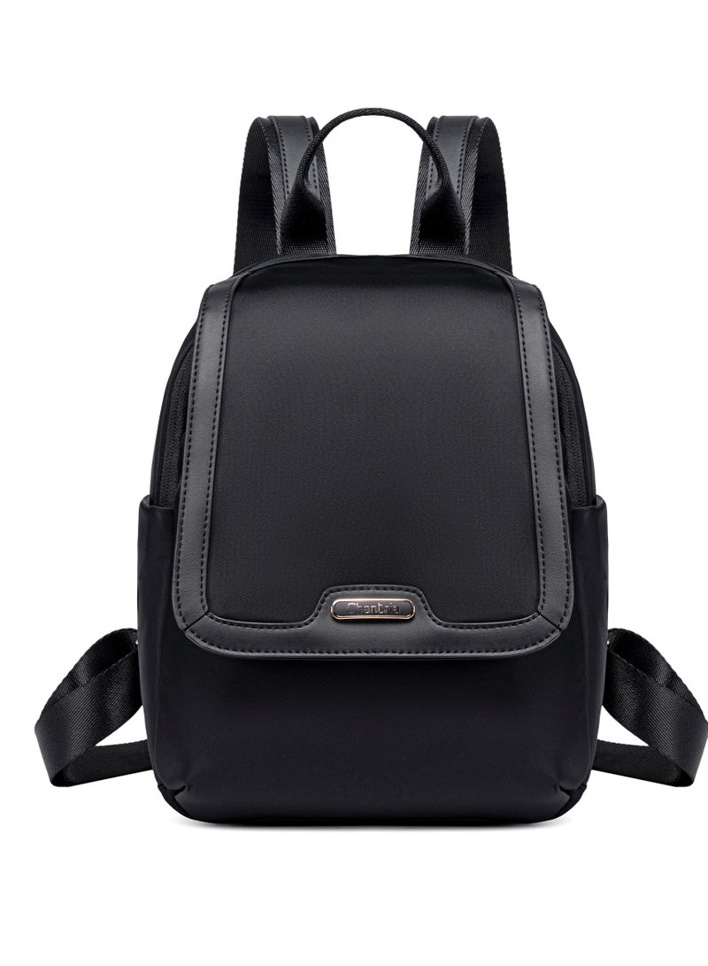 Chantria CB00621 Stylish Mini Backpack for Women, Small Casual Daypack, Lightweight Travel Shoulder Bag, Cute Fashion Backpack for Girls - Black  - Image 1