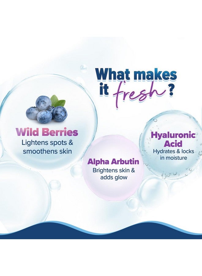 Aqualogica Illuminate + Hydra Gel Moisturizer With Wild Berries & Alpha Arbutin-200G|24 Hour Intense Hydration|Water-Like Gel Texture|Non-Sticky & Quick Absorbing For Luminous Skin - Image 5