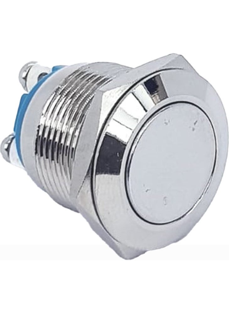 AYT - Powermaster IC-182 D98 Button Metal Flat Push 19 mm PBS28B-2 - Image 1