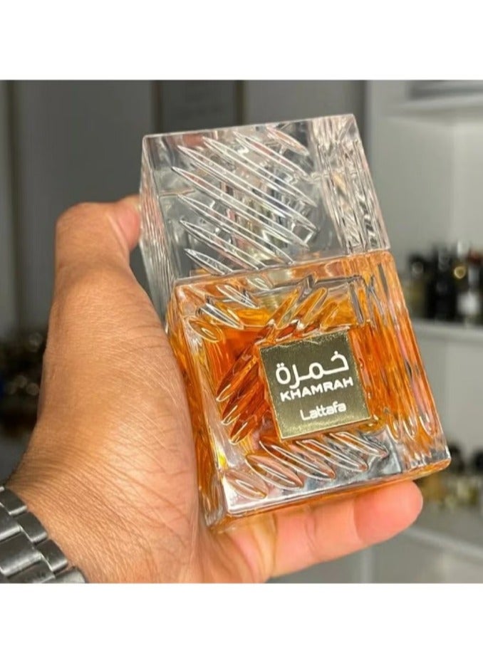 Lattafa KHAMRAH EAU DE PERFUM 100ML  - Image 1