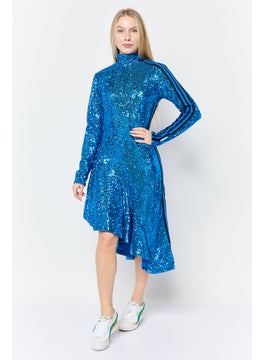 adidas Originals Women Sportswear Fit Outdoor Dress, Blue  - Image 1